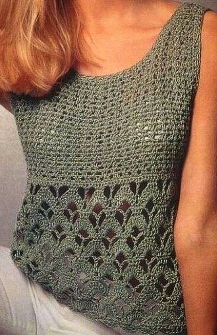 52 Awesome Easy Crochet Tops For This Summer 2019 Page 15 Of 46 Women Crochet Blog