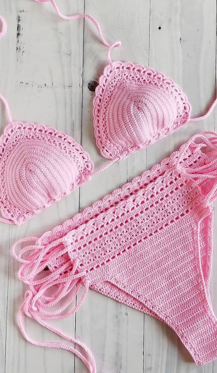 43+ Modern Crochet Bikini and Swimwear Pattern Ideas for Summer 2019 ...