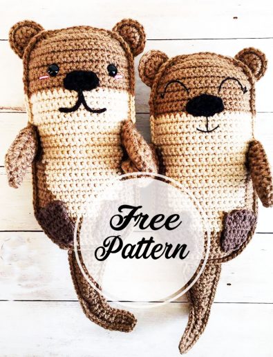 free-amigurumi-otter-family-crochet-pattern-design-idea